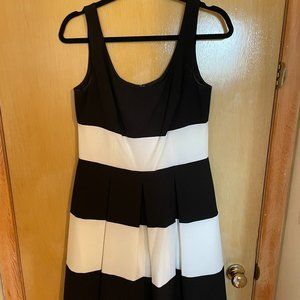 B&W striped Ralph Lauren dress (size 8)